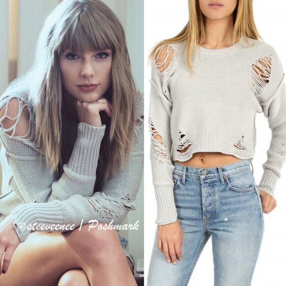 NSF Presley Destroyed Sweater ASO Taylor Swift